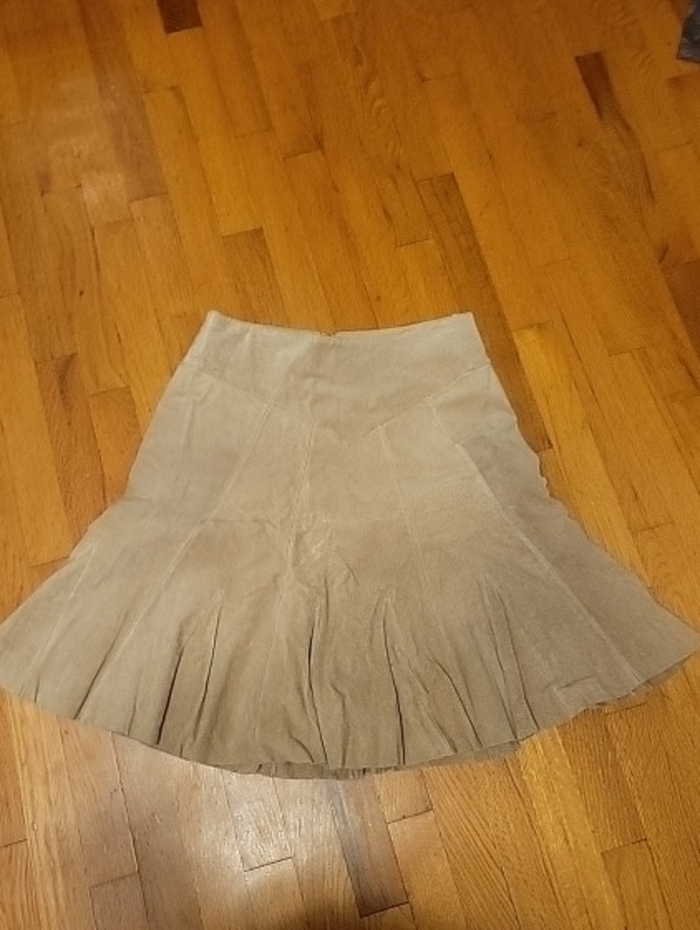 Fashion Bug Taupe A-Line Flared Skirt